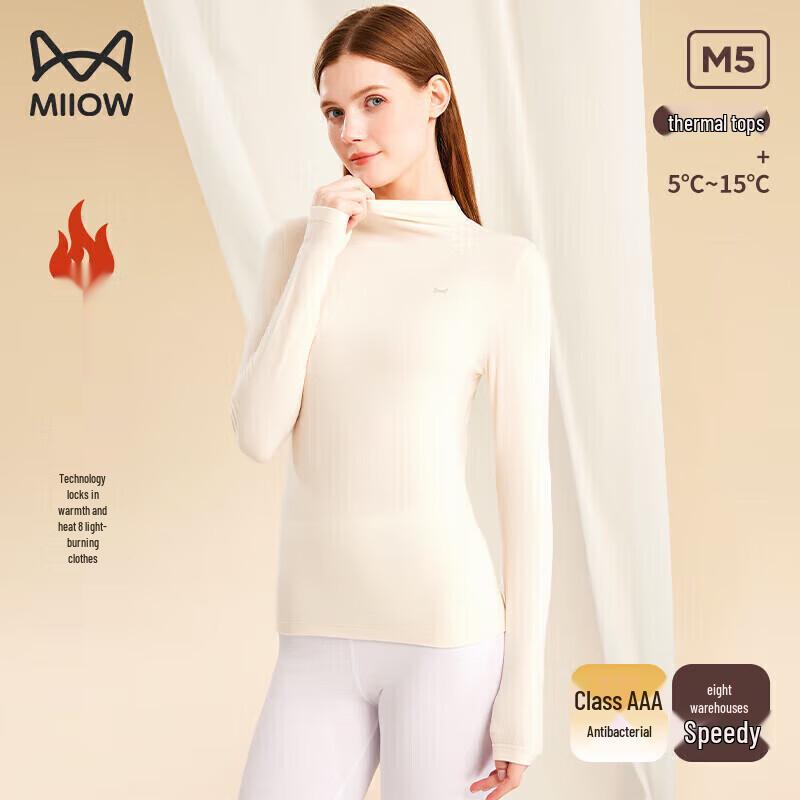 

Женский тонкий термотоп базового слоя MiiOW со средним воротником XL