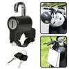New Anti-theft Helmet Lock Handlebar Mount Motorcycle Electric Motorbike Universal Security Metal Lock 22mm-26mm with Keys Set