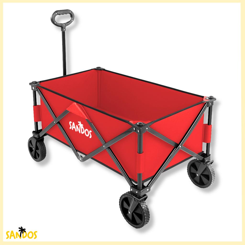 Foldable beach cart trailer 100kg camping tourist for holidays