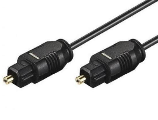 TLY TECHLY Digitales Optisches Audio-Kabel Toslink Auf Toslink, 1 M – Für TV, Soundbar, Blu-ray-Player & Spielekonsolen