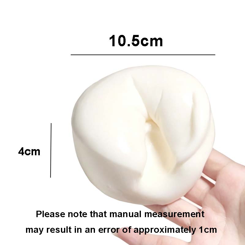 Simulated Squishy Sticky Rice Cake Slow Rising Fidget Toy Slow Rebound Yogurt Cake Soft Mini Squeeze Stress Toy for Adult