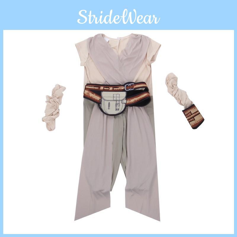 Classic Rey Girl Costume From Star Wars The Force Awakens For Halloween And Cosplay Events