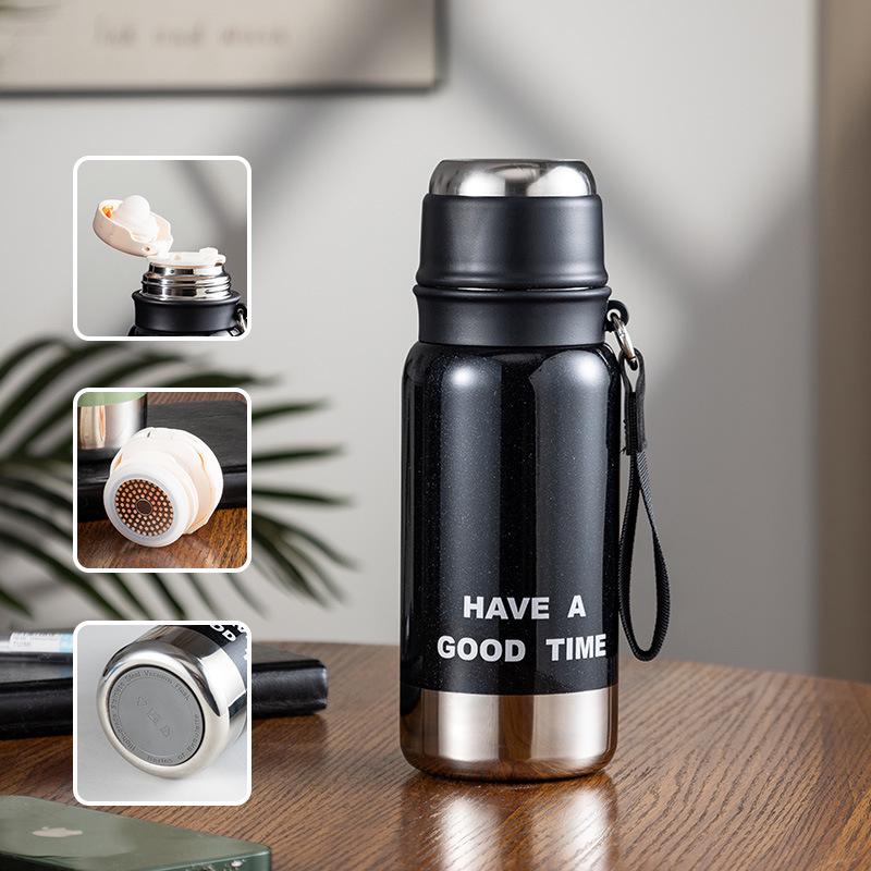 2026 Stylish Thermos Cup: Durable 316 Stainless Steel for Students, Ideal for Tea Brewing