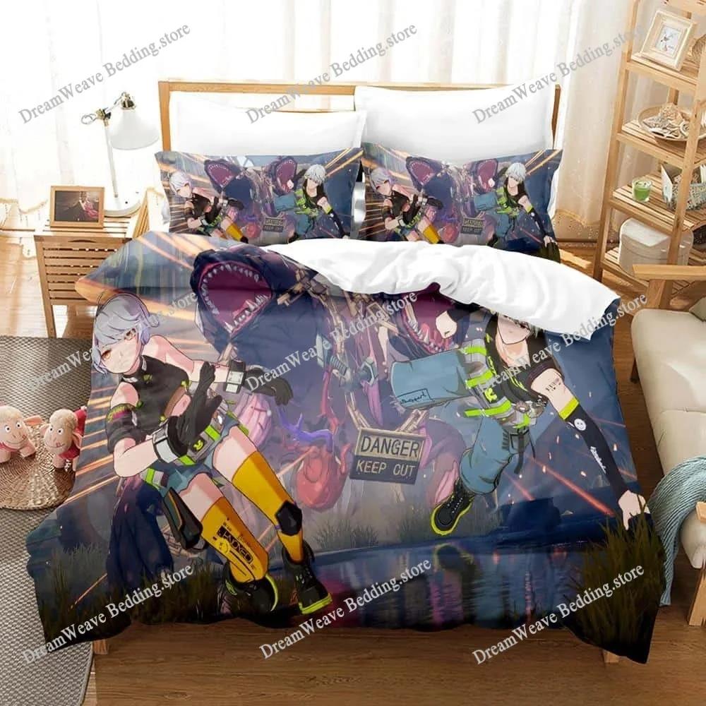 3D Printing Game Tower of Fantasy Anime Bedding Set Single Twin Full Queen King Size Bed Set Adult Kid Bedroom Duvetcover Sets96