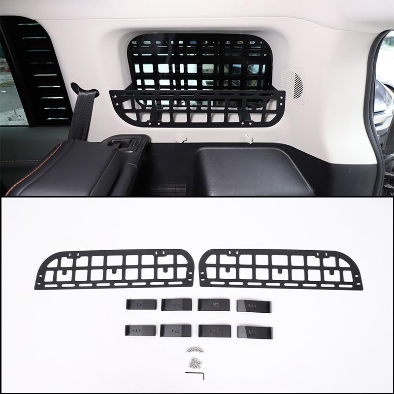 Aluminum alloy Car Trunk Side Window Storage Fence Storage Shelf Organizer Rack Suitable for Chery ICAR 03/Jaeco J6 2024+