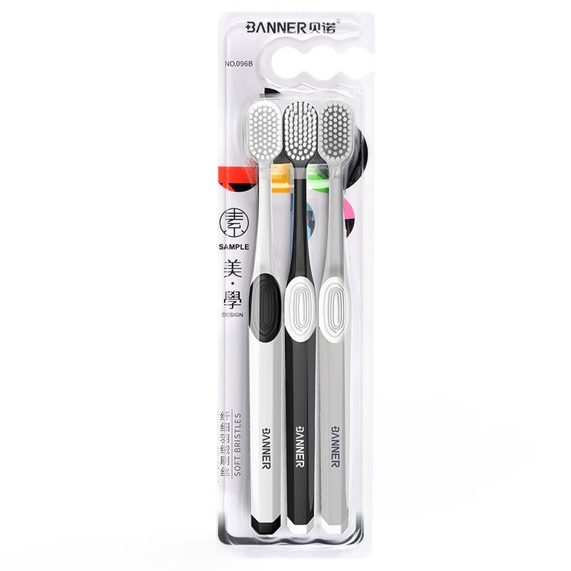 Advanced Soft Bristled Toothbrush for Adults,easy Carry for Home Travel,wide Head Cleaning,oral Gingival Protection Toothbrush