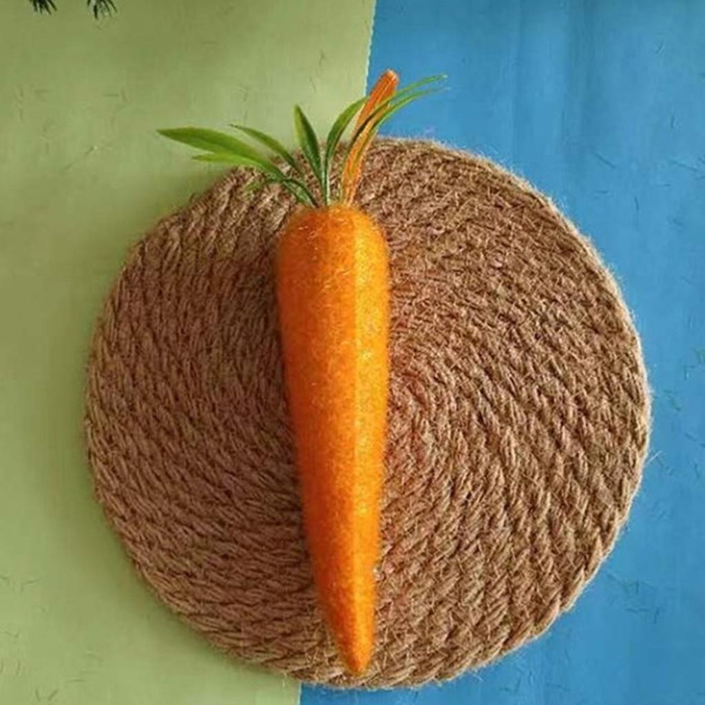 Pack of 2/6 Festive Easter Carrot Ornaments Exquisite Workmanship Decoration Pendant Suitable for All Easter Enthusiasts