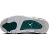 Air Jordan 4 Retro GS Oksitlenmiş Yeşil Çocuk Spor Ayakkabıları Beyaz Nötr Gri FQ8213-103