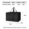 Insulated Thermal Tote Bag Big Storage Cooler Delivery Zipper Thermal Case Picnic Camping Tin Foil Food Bags