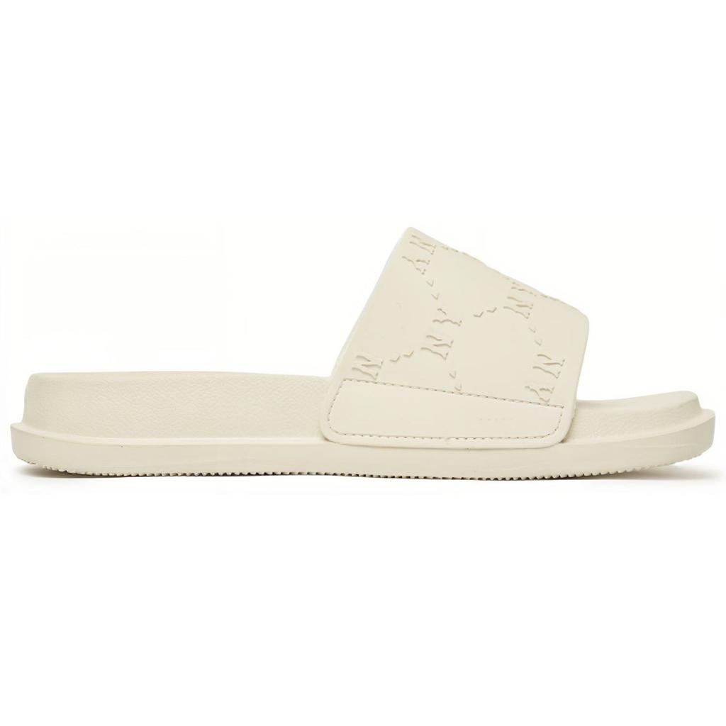 MLB Slipper Casual Anti-Wear Slide Sandals Unisex Footwear White 3ALPAC123-50WHS