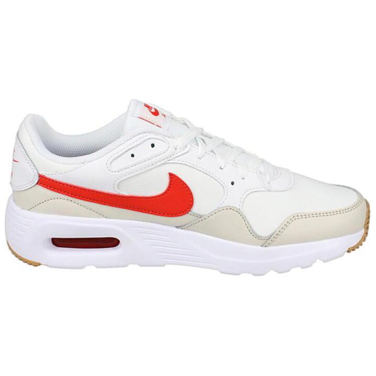 Nike Air Max SC White Picante Red Men Sneakers Light-Orewood-Brown Gum-Light-Brown CW4555-112