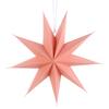 Foldable Photographic Props Nine Pointed Star Reuseable Party Decor Paper Flower Crafts Hanging Ornaments Hanging Paper Stars