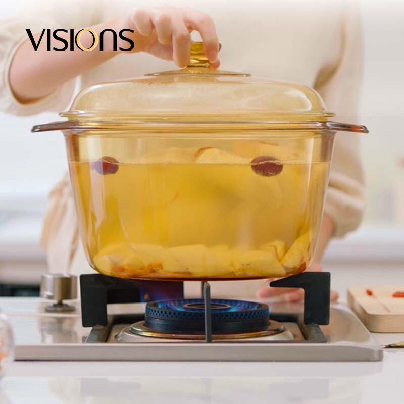 VISIONS Corning Amber Vision Glass Pot 3L