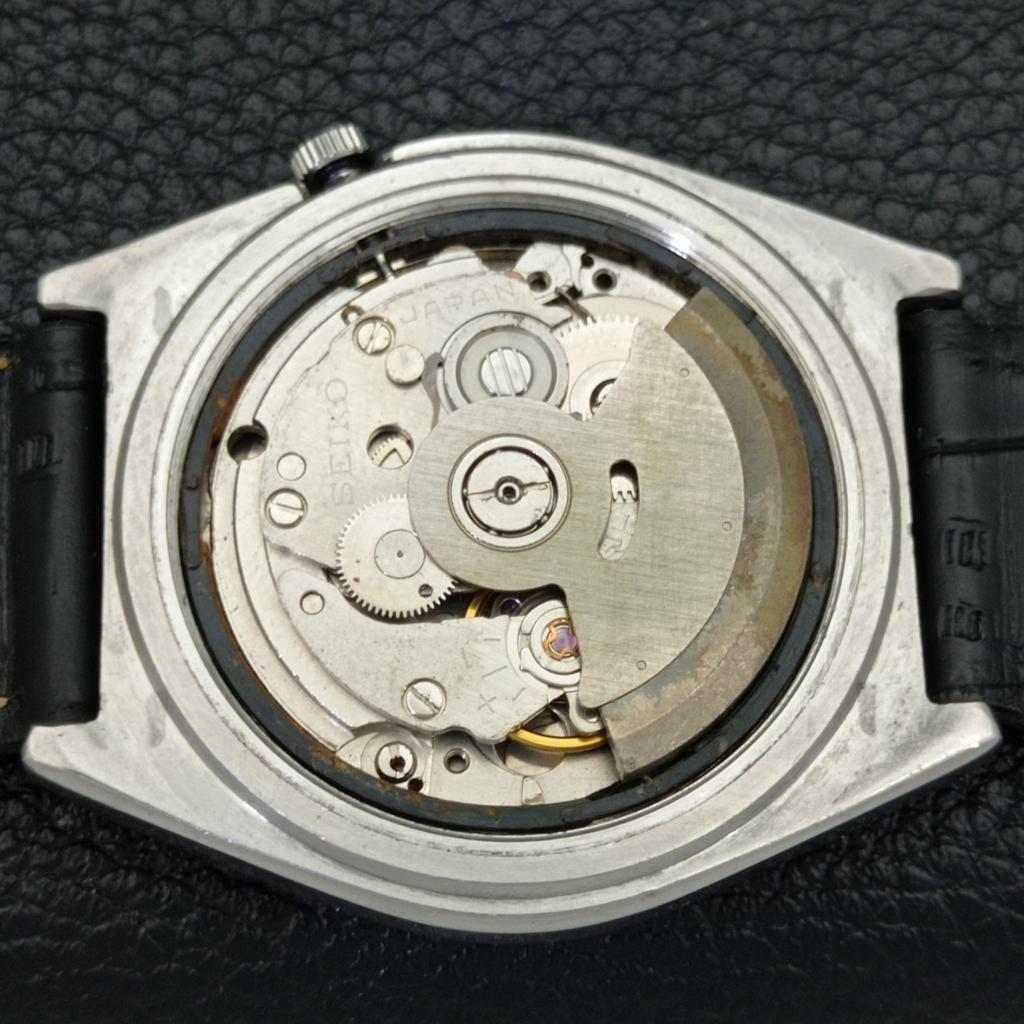 VINTAGE SEIKO 5 AUTOMATIC 7009A JAPAN MENS GREY COLOR DIAL WATCH a500114-2 R151a-a500114