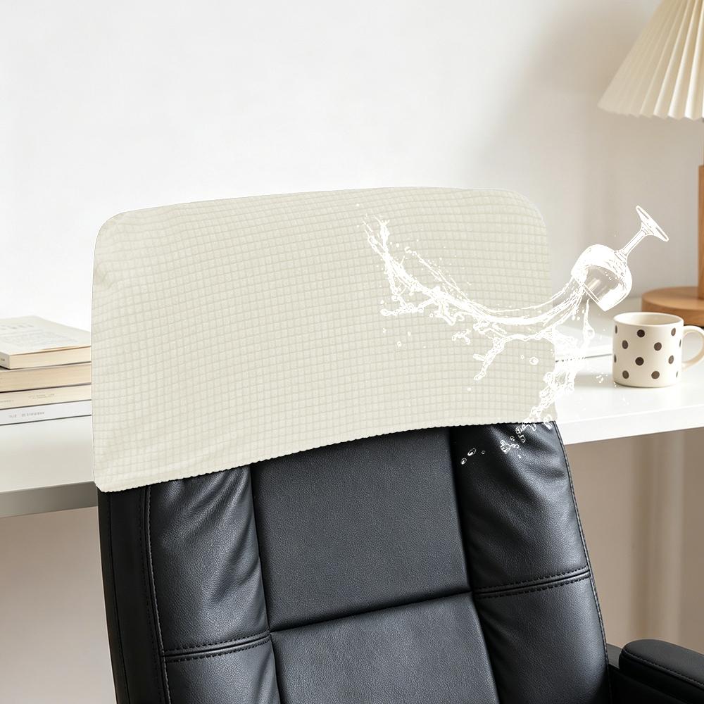 1 4 6 Pcs Waterproof Elastic Office Chair Backrest Cover Dustproof Protection Slipcover