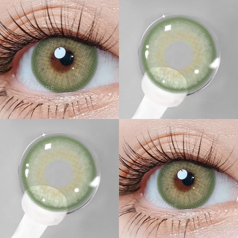 

Eyeshare 1 пара Siam Green Series Circle цветные контактные линзы гидрогелевые линзы для ежегодного макияжа