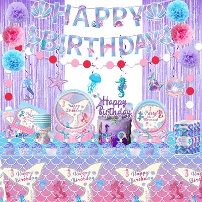 Neue Themenparty-Artikel Geburtstagsdekoration Party-Veranstaltungsort Layout Requisiten Geburtstagsflagge Spirale Tischdecke