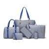 Multi-piece new pu fashion mother and child bag six-piece set portable shoulder messenger women's bag