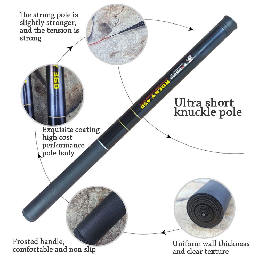 Mini Travel Ultralight Carp Feeder Stream Hand Pole Fishing Tackle Telescopic Fishing Rod