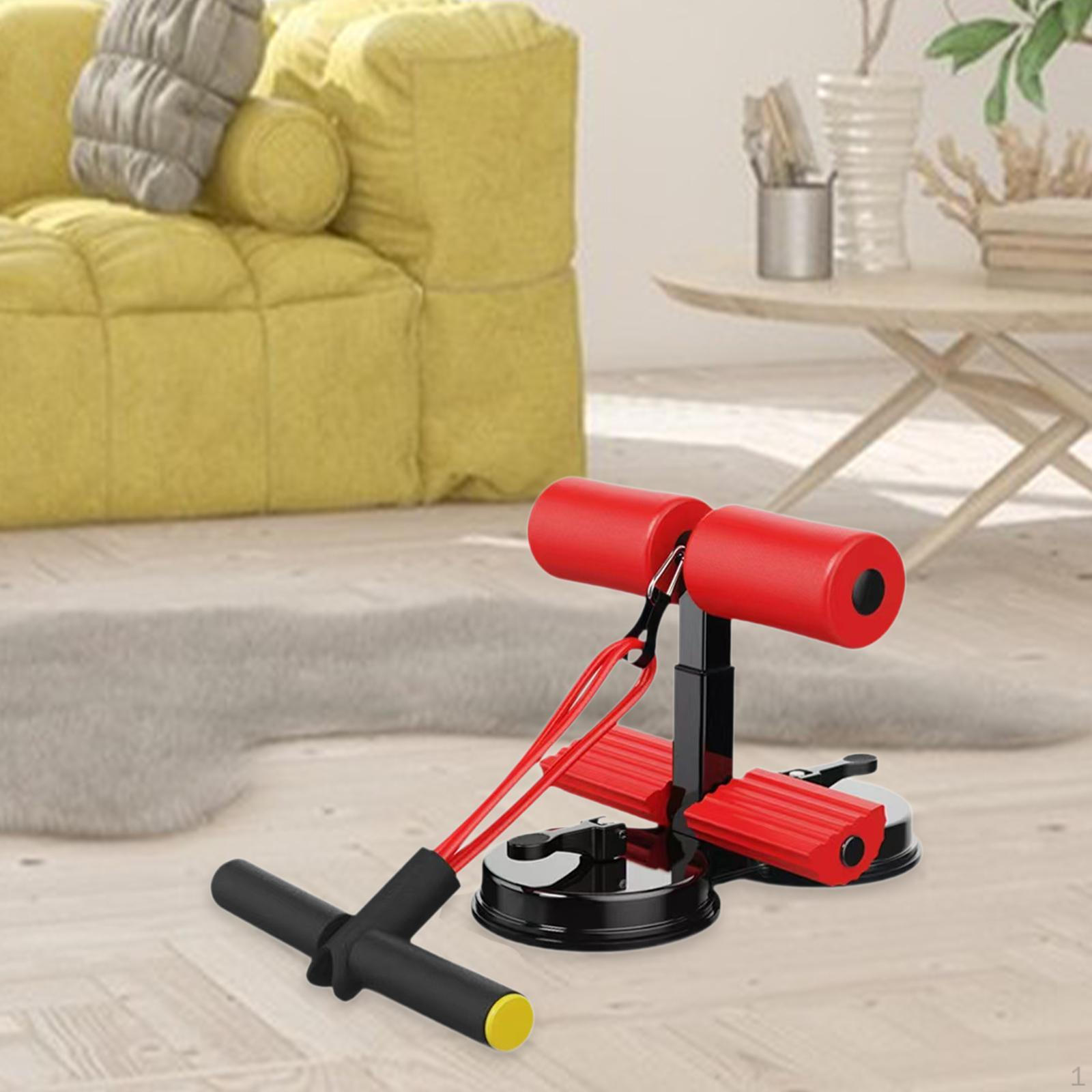 

Sit up Bar 3 Регулируемая высота Situp Напольный держатель Портативное вспомогательное устройство Тренировки для пресса Red