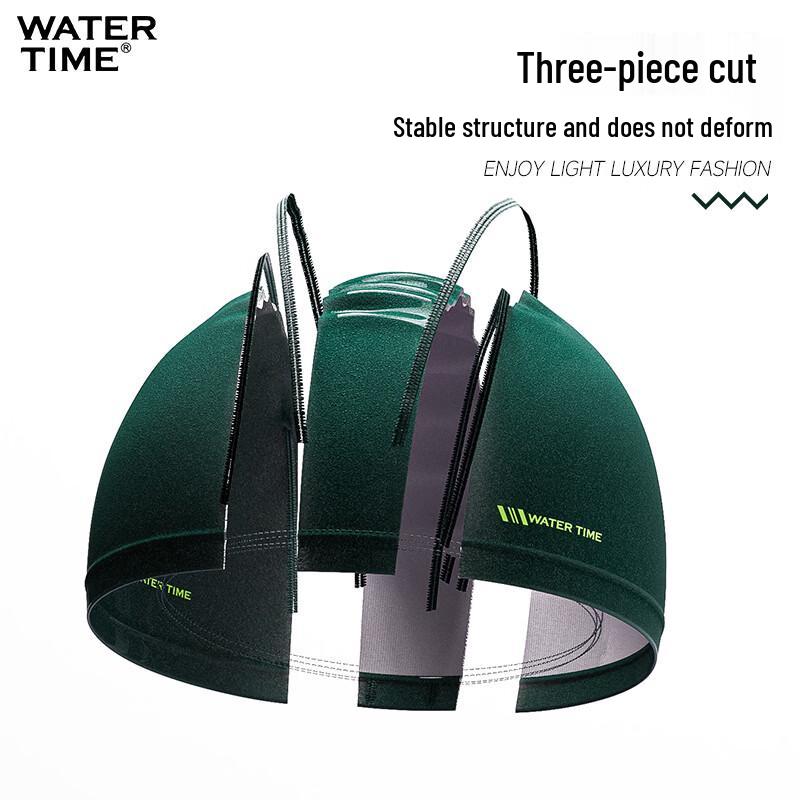 WATERTIME Wasserdichte PU-Badekappe für Damen