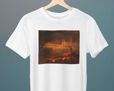 Pandämonium, Paradise Lost, John Martin Gemälde, Unisex T-Shirt, Geschenk für Sie, Geschenk für Ihn, Geschenk für Kunstliebhaber