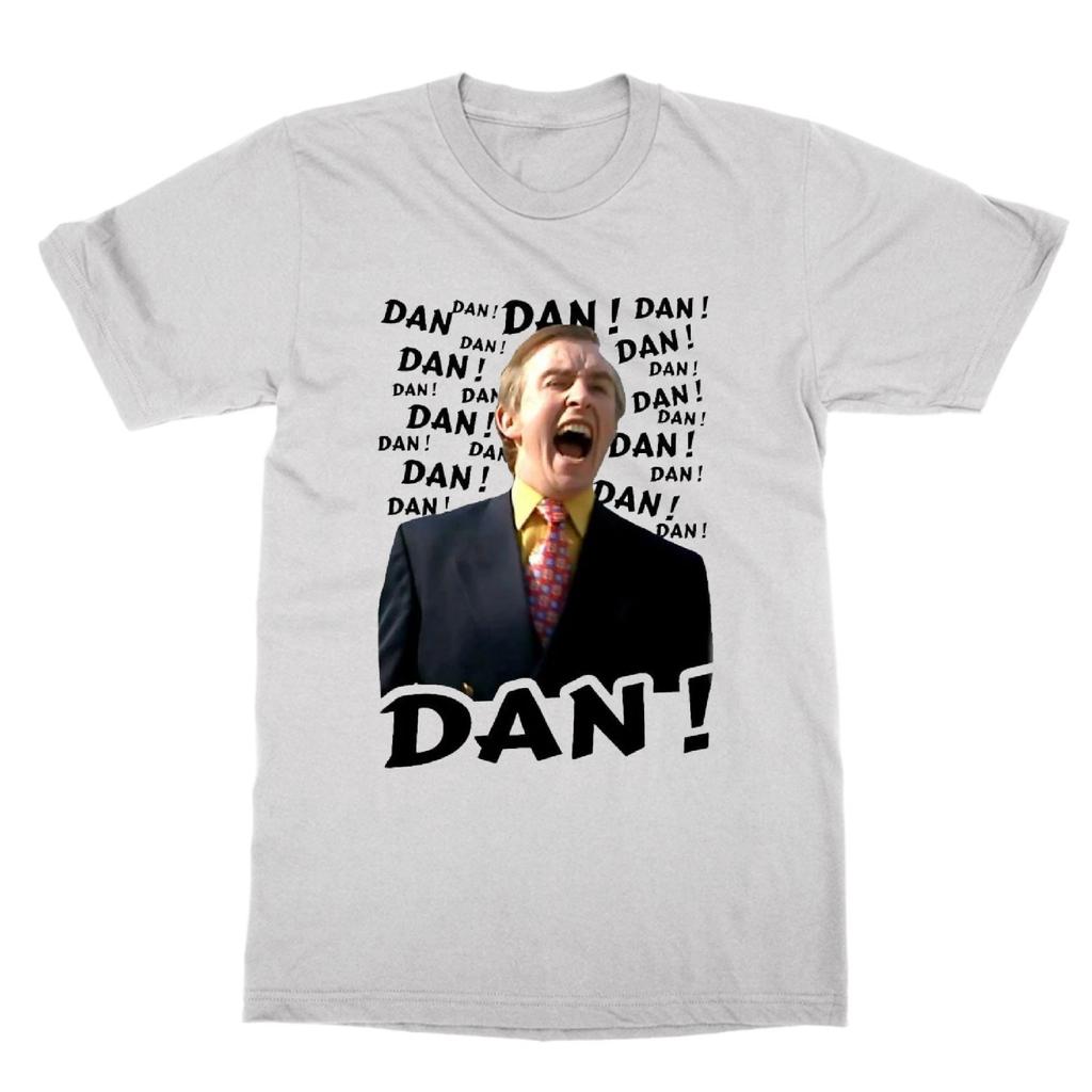Alan Partridge Shouting Dan Tshirt Funny British Humour