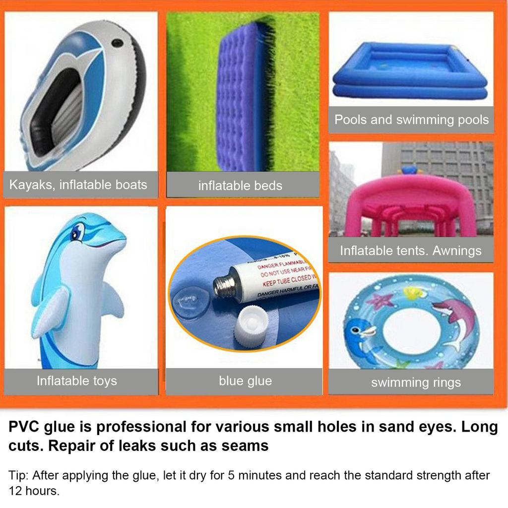 3g PVC Liquid Repair Glue Waterproof Fast Drying Repair supplies For Air Mattress Tent Hot Tubs inflatable boat swimming ring