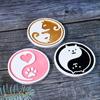 Animal Themed Coaster Tray Silicone Mold Epoxy Resin Mold for Stylish Home Decoration Handmade Cup Mat Mould