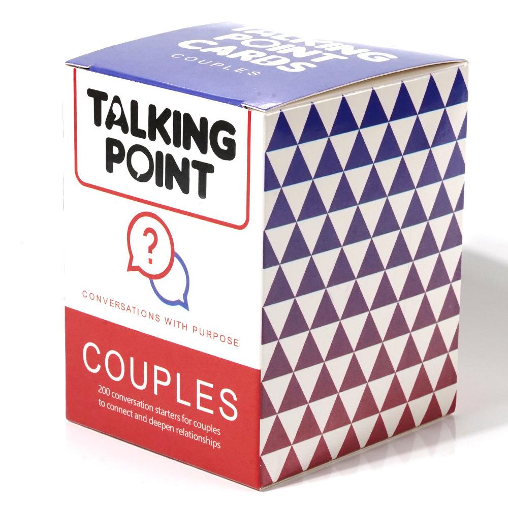 English Version Talking Point Series Romantic Dating Couple Game Challenge Q&A Intimate Game
