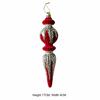 Flocked Candy Cane Decorative Flocked Christmas Ornament Holiday Hanging Decoration Christmas Themed Christmas Tree Decoration