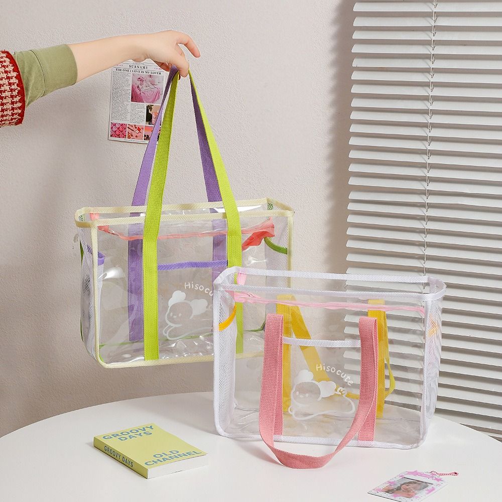 Pouch Swimming Fitness Bag Storage Bag PVC Transparent Bag Women Handbags Single Shoulder Bag
