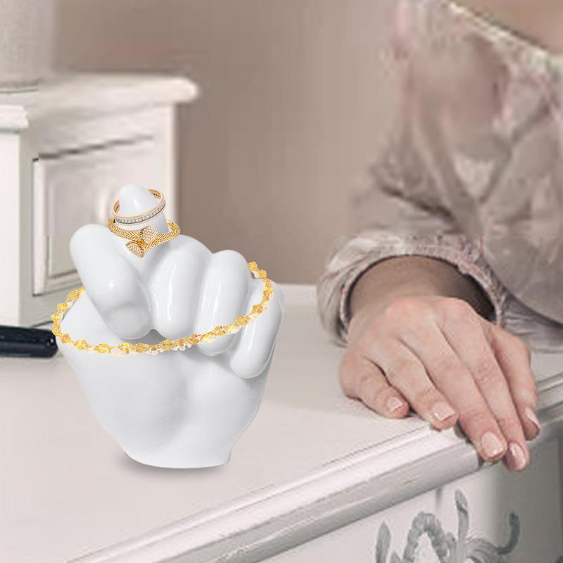 Hand Shaped Silicone Mold Clenched Fist Rock Gesture Scented Candle Mold DIY Resin Clay Arts Crafts For Home Decor Aromatherapy