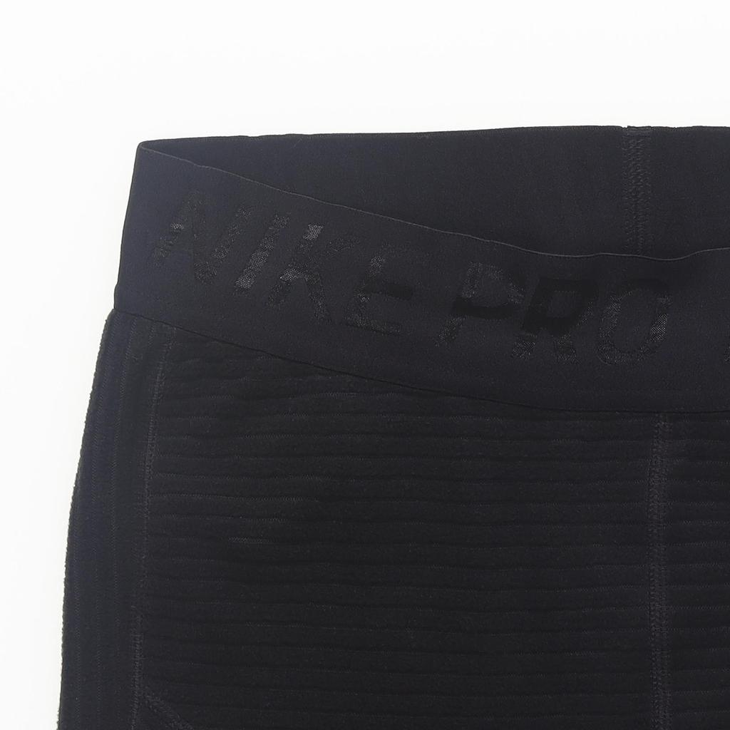 Nike Solid Color Letter Print Slim Fit Sports Fitness Pants Women bottoms Black BV5563-010