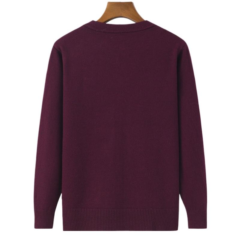 Autumn Sweaters Winter Knitted Clothes Women Printed Middle Aged Mother Embroidered Long Sleeve Tops Button Sweater