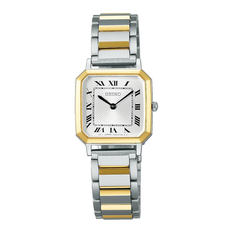 

[Seiko Watch] watch seiko selection Nano Universe collaboration model ladies analog quartz SSEH016 ladies silver & yellow gold