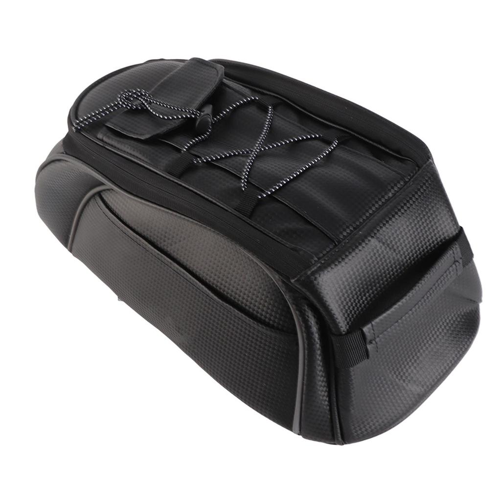 Bike Luggage Bag Water Proof PU Leather Thermal Insulation Multifunctional Large Capacity Bike Rear Rack Bag
