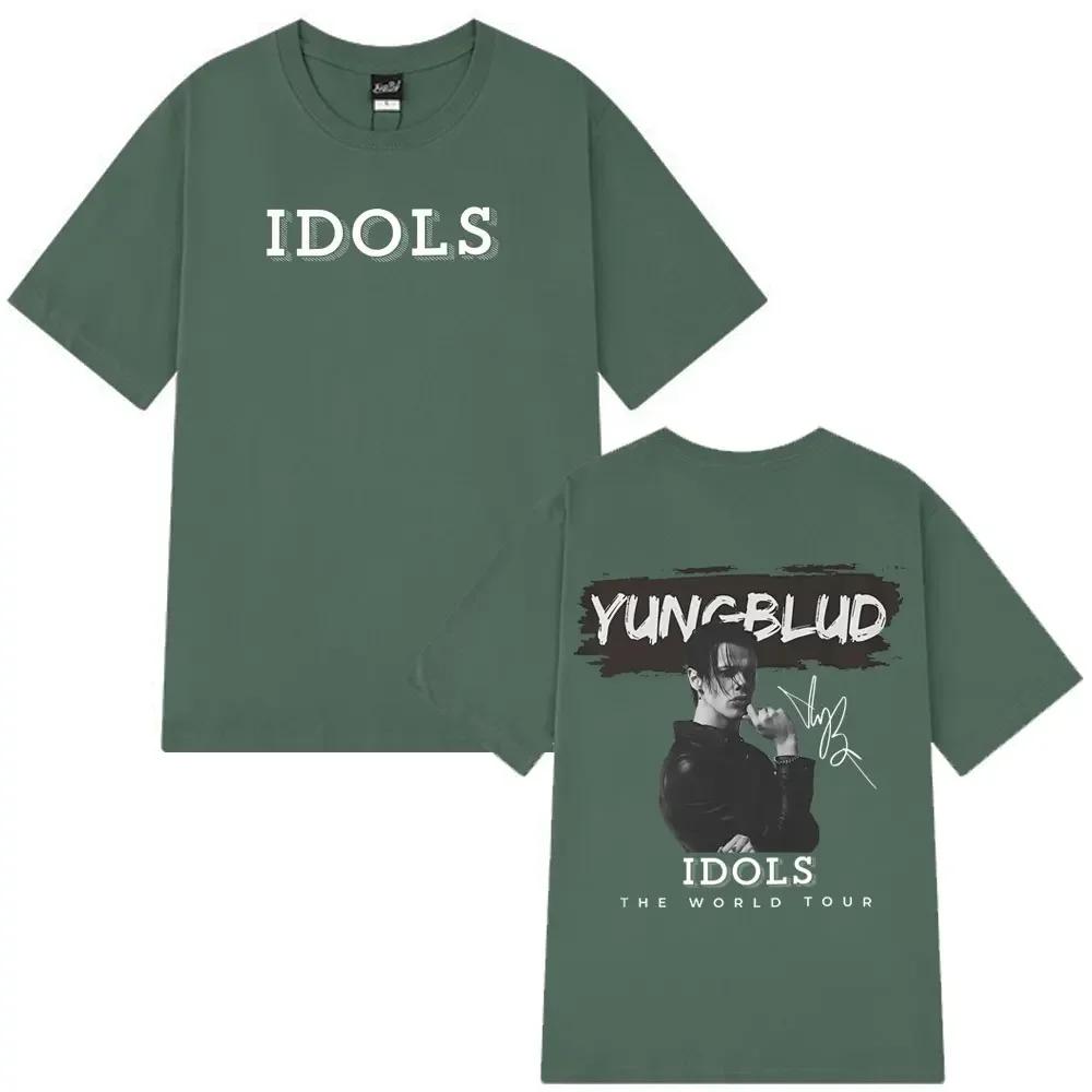 Yungblud 2025 World Tour New Idols Vintage Tshirt Unisex Wounisex Punk Rock T Shirts Shortsleeved Cotton Hiphop Oversized Tshirts