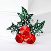 Christmas Fruit Brooch, Women'S Exquisite Jewelry Accessories, Office Party Decoration Brooch, Give Friends Holiday Gifts