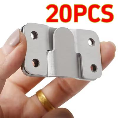 10pcs Stainless Steel Hanging Buckle Insert Picture Frame Mirror Frame Hanging Picture Buckle Bed Mirror Picture Frame Buckle