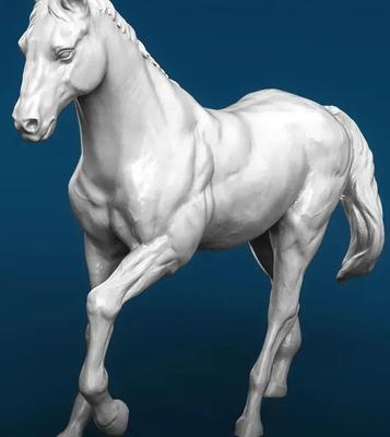 Spallach 1/35 Horse Resin Kit SPU22235 (Animal)