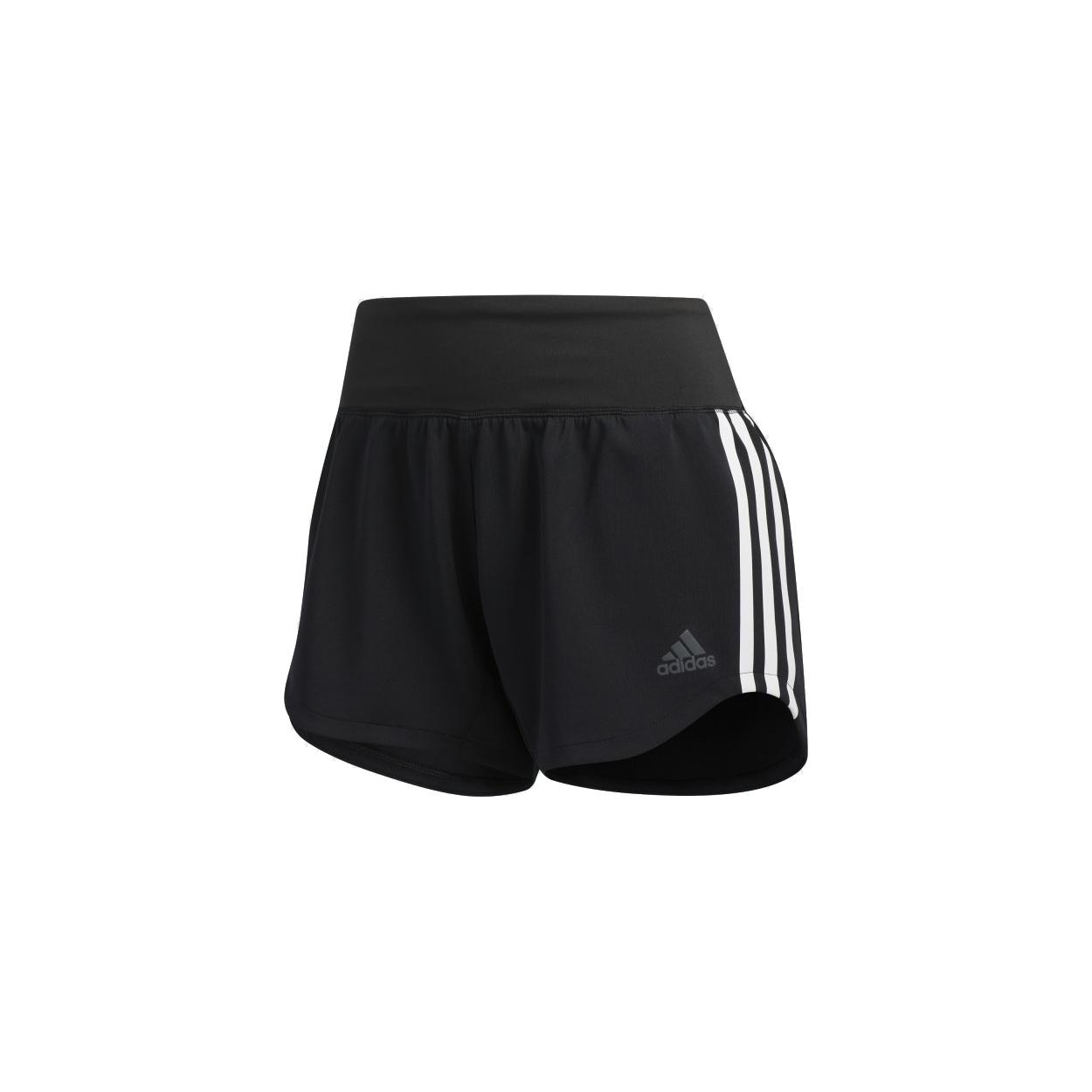 (WMNS) adidas 3-Stripes Gym Shorts Asia Sizing  Black  Women s FJ7201 L