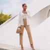 2024 Summer Women's Solid Color Versatile Shirt & Long Pants Two-piece Set