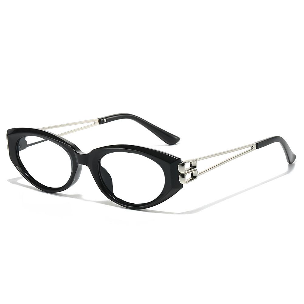 Sexy Small Oval Women's Reading Glasses Brand Designer Prescription Glasses Frame Anti Blue Light Fashion Rose Red Eyeglasses