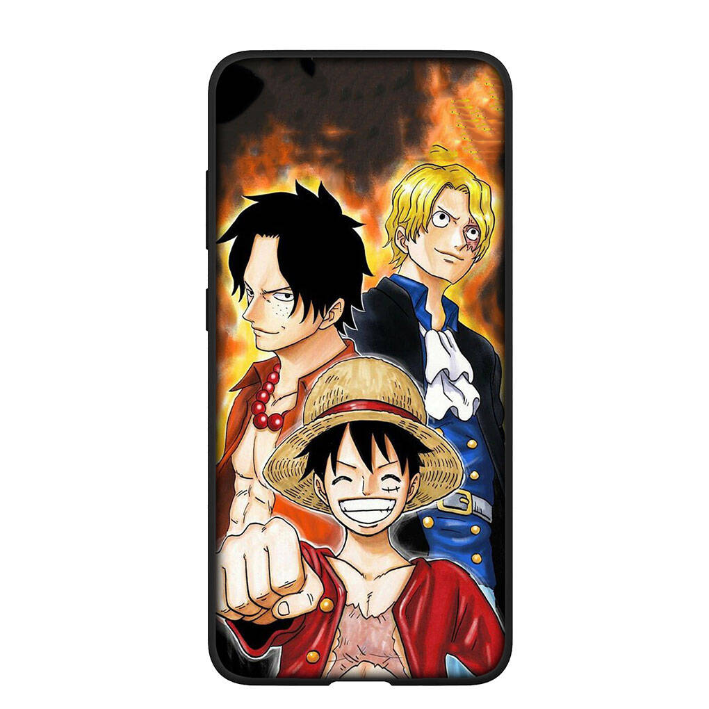 Phone Case for iPhone 17 15 16 Plus Redmi Note 14 12 11 13 Pro Max Huawei P30 P20 Lite Y9 OPPO A60 A40 A80 A18 A16 Poster Luffy Gear 5 One Piece Cover