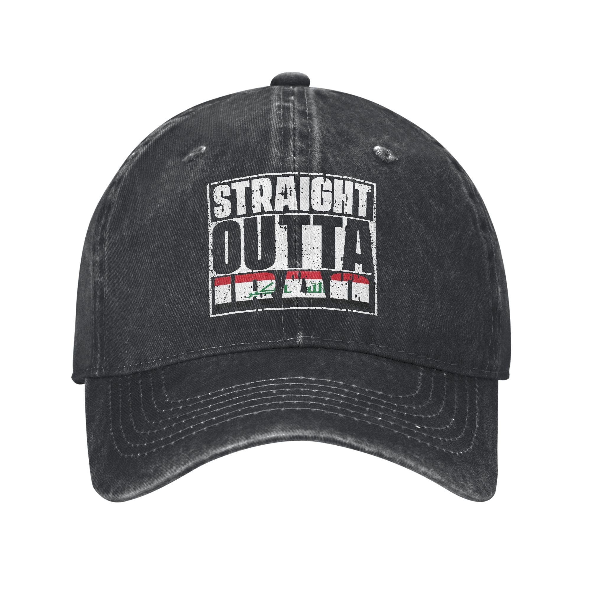 Iraq Flag Baseball Cap Merch for Unisex Women  Adjustable Trucker Hat Adjustable