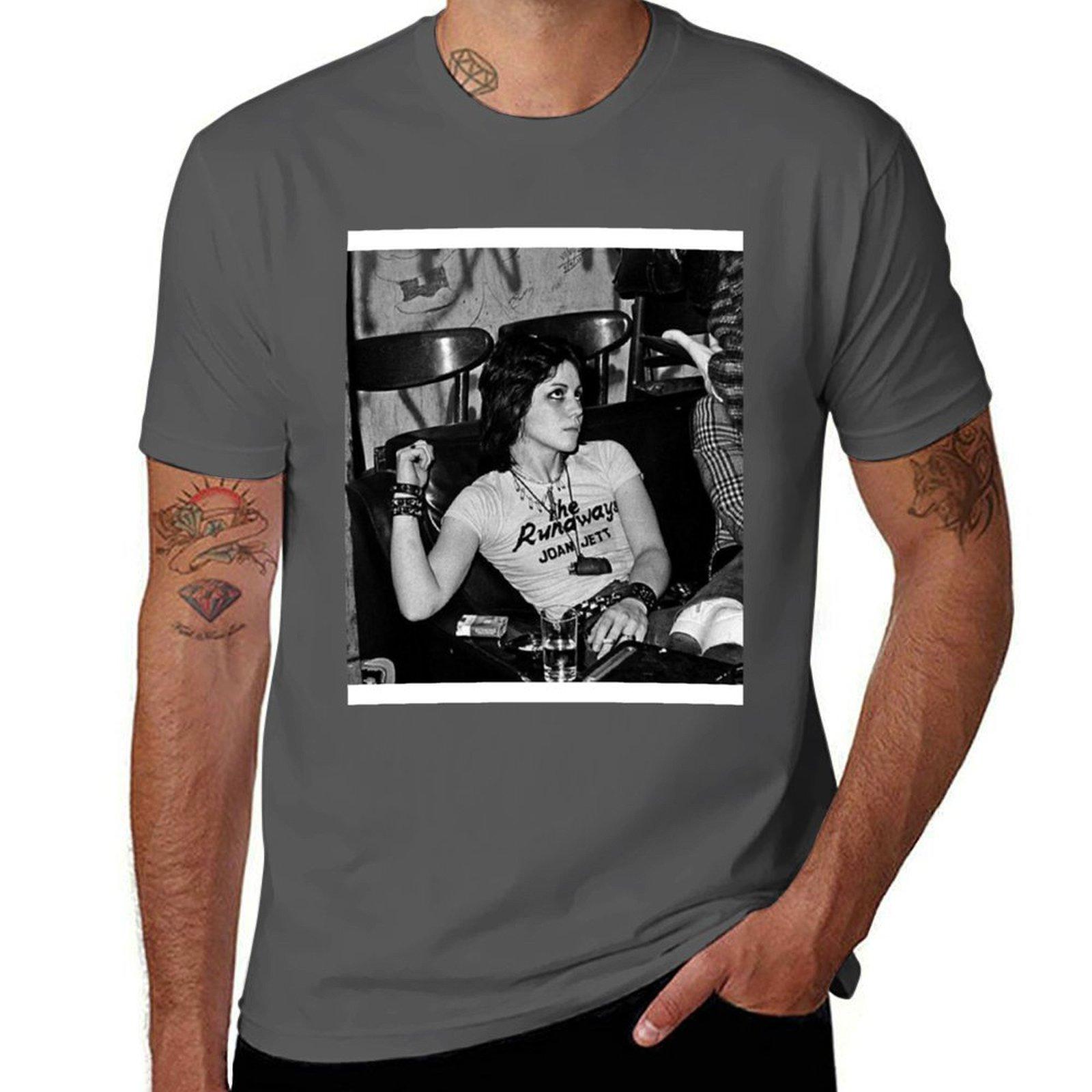 

Punk T-ShirtJoan Jett T-Shirt t shirt man luxury t shirt man casual anime t shirts for man T-Shirt 4XL