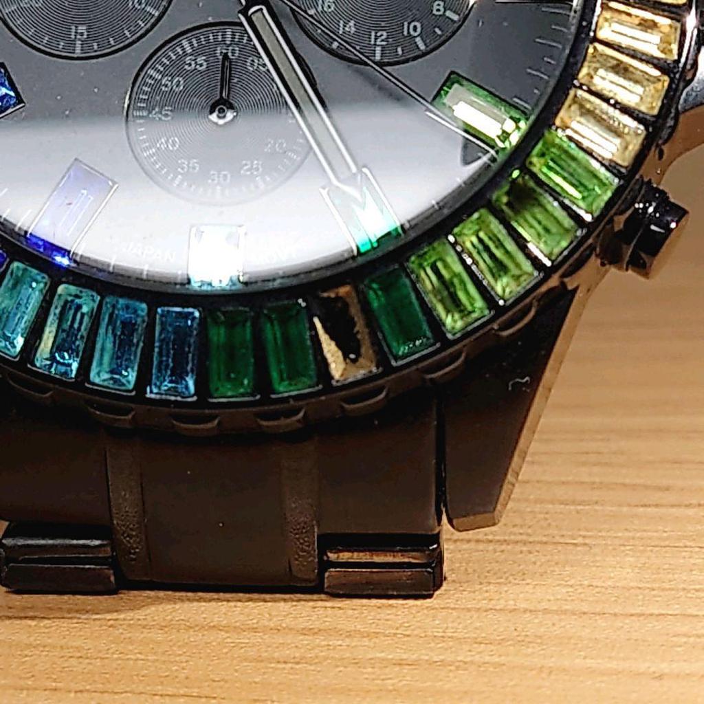 Used [Limited Model] FOSSIL Garrett Rainbow Watch LE1085