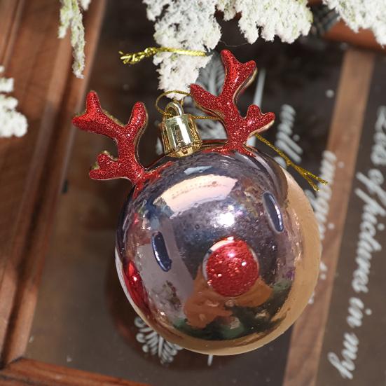 Julgranskulahänge Användbar Dekorera Utsökt Julgranskulahänge Tecknat Djur Julfest Dekoration Kulhänge