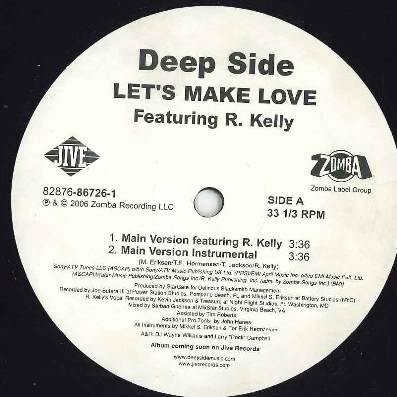 

12inch Record DEEP SIDE - Let s Make Love 8287667261 JIVE 2006 US Soul/Funk Used